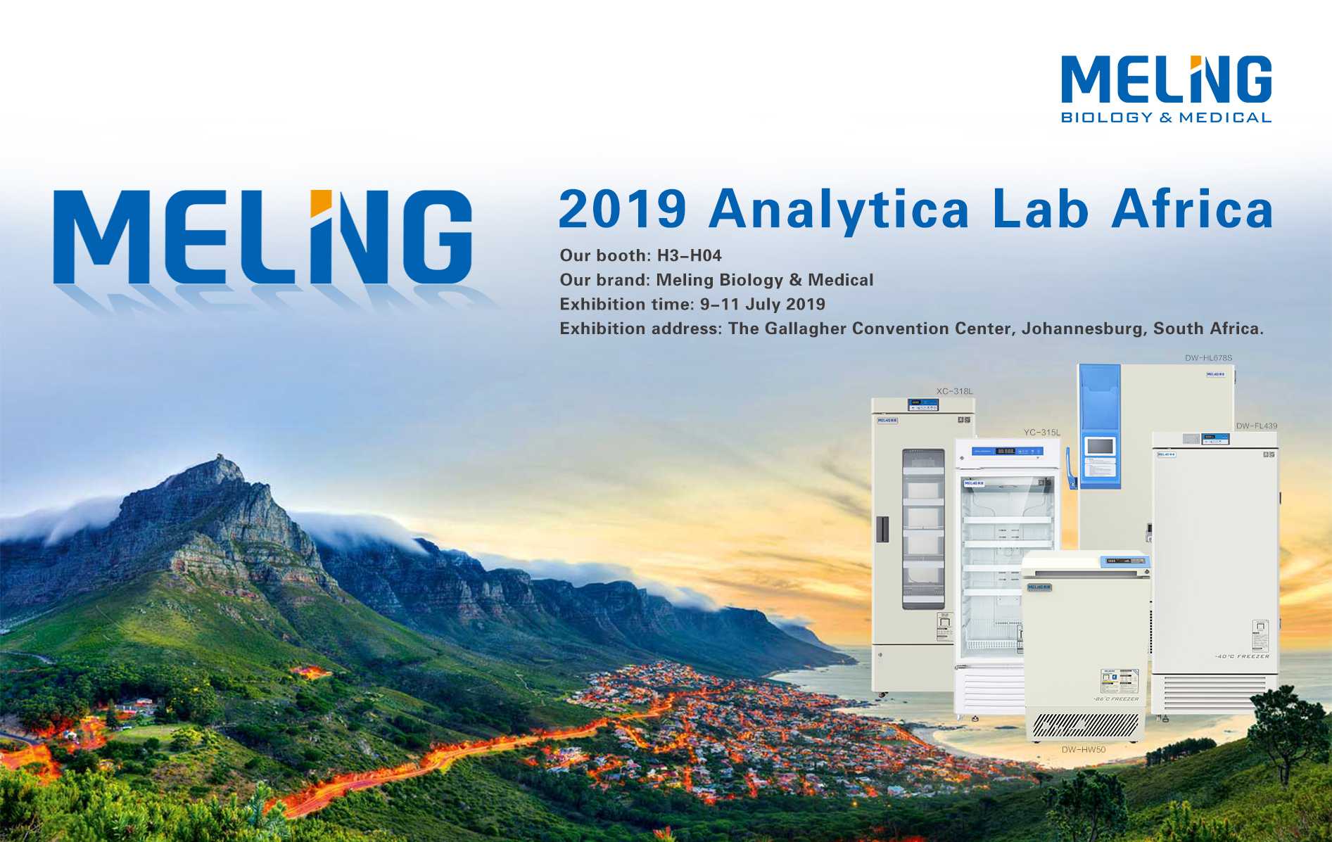 Meling在2019年Analytica非洲实验室等着你